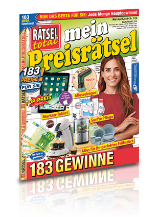 Rätsel total - Mein Preisrätsel 02/24